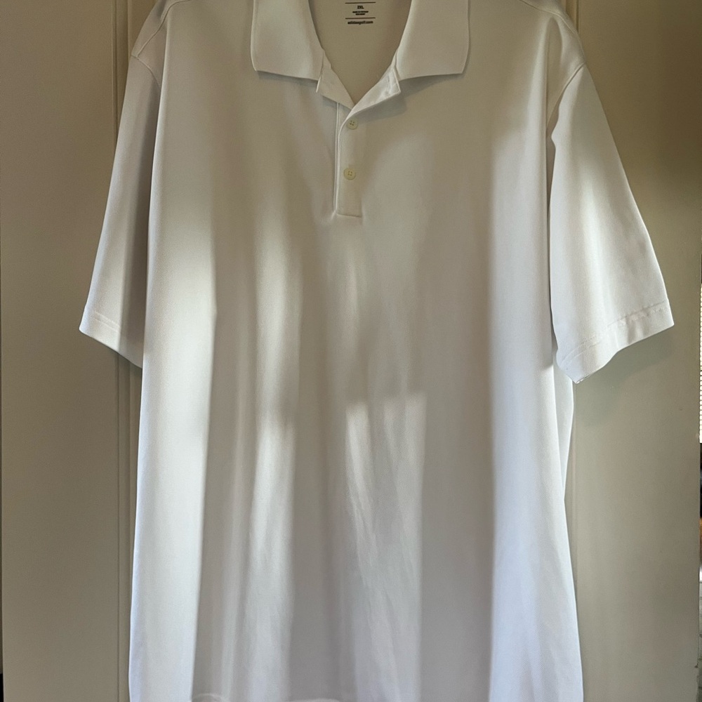 Adidas White Polo Shirt